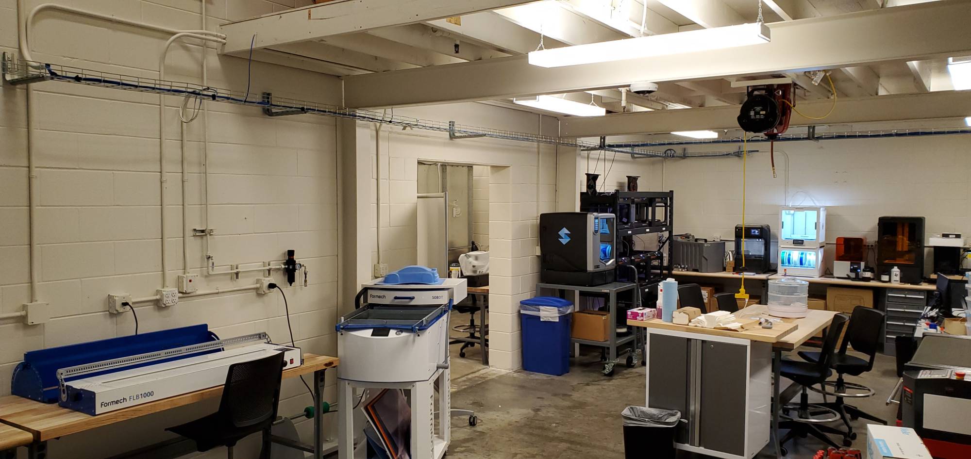 Rapid Prototyping Lab with equipment